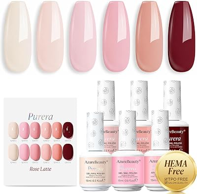 AZUREBEAUTY Neon Gel Nail Polish Set