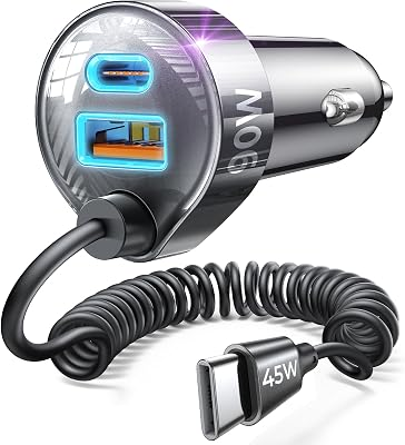 LISEN 90W Usb C Car Charger for iPhone