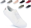 JENN ARDOR Womens Stylish Slip On Sneakers