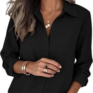 ANRABESS Long Sleeve Button Down Shirts
