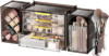 nohozi 4-Tier Drawer Makeup Organizer, 3-in-1 Free Combination Cosmetic Storage with Lipstick Holder & Brush Rack, Skincare Organizer with Mini Tray for Vanity Bathroom Bedroom Dorm