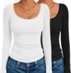 Ekouaer 2 Pack Long Sleeve Shirts