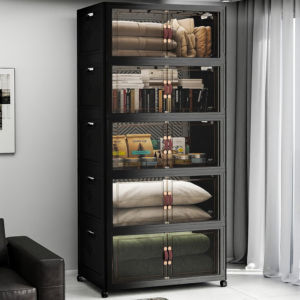 UAMFURI Stackable Storage Bins with Lids, 900QT Lockable Storage Cabinet