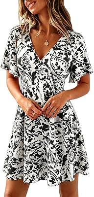 SMONEYFUL Casual Summer Dresses