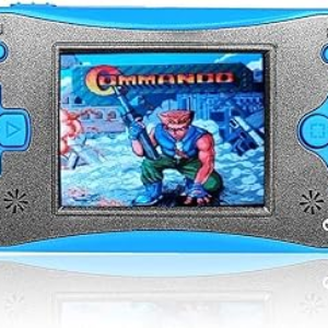 Handheld Game for Kids – FAMILY POCKET RS16 Portable Classic Controller 260 Game 2.5 inch LCD Retro Arcade Video Game System Children’s Birthday Gift (Blue)