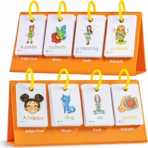 Alened Sentence Building Flash Cards for Kids Ages 5-8, Learn to Read Phonics Toy, Word Games, Speech Therapy Materials, Education Kindergarten Classroom Must Haves for 1st 2nd Grade