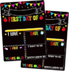 PETCEE First & Last Day of School Sign – Double Sided Back to School Board Sign Reusable and Erasable 1st Day of Preschool Pre-K Kindergarten Photo Props Gifts for Duaghter Son