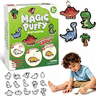 LINEQIC 3D Aqua Magic Puff Foam Painting Kit