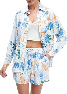 Summer Outfits for Women Linen Short Sets