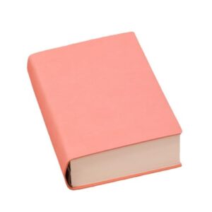 720 Pages Thick A6Blank Notebook,Pink PU Leather Journal with Unlined Paper
