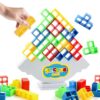 72Pcs Balance Stack Game for Kids 8+ & Adults, w/66 Challenge Cards
