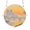 7.5'' Hanging Decoration DIY suncatcher Kits Oil Painting Lake Sunset