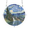 7.5'' Hanging Decoration DIY suncatcher Kits Starry Night Oil Painting