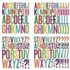 760 PCS Colorful Stickers,10 Sheets 2 Inch+3 Inch Combo Set,Large Self Adhesive Vinyl Stick On Letters Capital Alphabet Sticker for Crafts Outdoor Sign Wall Mailbox Windows Doors Car Poster Board