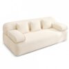 78.7" Frameless Queen Convertible Corduroy Sofa Bed Couch