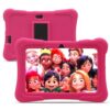 7 Inch Kids Tablet, Android Toddler Tablet, 32GB, WiFi, Educational Games + Parental Control, Kids Software Pre-Installed, Includes Kid-Proof Case, Pink