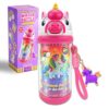 7july Decorate Your Own Water Bottle Kits for Girls Age 4-6-8-10,Unicorn Painting Crafts,Fun Arts and Crafts Gifts Toys for Girls Birthday Christmas