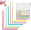 7pcs Paper Crafting Alignment Guides with Case for Card Making, Precision Layering & Matting Spacers for Card Making & Scrapbooking, Color-Coded Tools with Size Tabs, 1/16 to 1/2 Inch Increments (New)