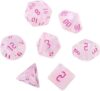 7 Pcs/Set DND Polyhedral Resin Dice Set Desktop Game