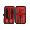 7 Piece Black Nail Clipper Set Beauty Manicure Tools