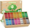 800 Count Crayons Bulk Set with 16 Colors, Non-Toxic Washable Silky Crayons, School Supplies Easter Basket Stuffers Party Favors Gift for Kids 3+, Art Supplies for Preschool Kindergarten Classrooms