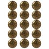 800Pcs Brass Push Pins for Upholstery Tacks, Vintage Nail Heads for Furniture Carpet
