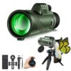 80x100 Hd High Power Monocular for Adults