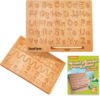 Montessori Alphabet Tracing Board, ABC Writing Practice Toy for Ages 3-5