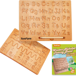 Montessori Alphabet Tracing Board, ABC Writing Practice Toy for Ages 3-5