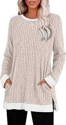 Sampeel Womens Tunic Sweaters