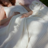 BEDSURE Cooling Waffle Blanket