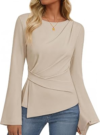 MEROKEETY Womens Long Sleeve Shirts