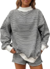 FISOEW Womens Striped 2 Piece Outfits