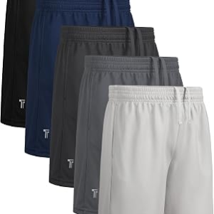 TULIARA 5 Pack Boys Mesh Shorts