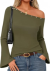 MEROKEETY Womens Tops