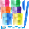 Qicewinly 48 Count Highlighters Bulk – 12 Assorted Fashion Colors, Chisel Tip, No Bleed & Quick Dry, Ideal for Note Taking, Studying, School, Office, Student & Teacher Supplies
