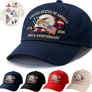 BOKAUO 250 Anniversary Usa Hat