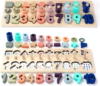 GeroCrew Toddler Montessori Toys Teaches Number, Counting, Math, Stacking Fun Preschool Learning Activates for Boy and Girl | Year Old Boy Gifts and Beyond! (Macaron)