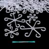 8/16/32PCS Plant Stem Support,4 Sizes Set,Plastic Stems Holder for Indoor Plants, Reusable Stem stabilizer,Keeps Potted Houseplants Growing Straight (16, Clear)