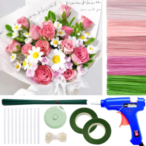 Beginner DIY Pipe Cleaner Craft Kit with Step-by-Step Tutorial Video