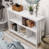 TaoHFE White 5 Cube Storage Organizer Horizontal Bookshelf