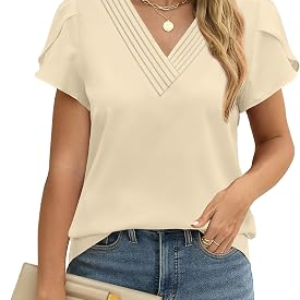 FAYENNE Short Sleeve Blouse