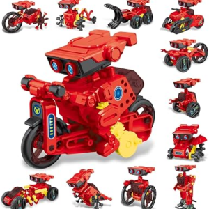 Jiakora STEM 12-in-1 Education Robots Toys for Boys Age 8-12, DIY Educational Toy Science Kits for Kids, Building Experiment Robotics Set Birthday Gifts for 8 9 10 11 12 Years Old Boys Girls Teens