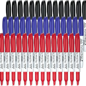 Lelix Dry Erase Markers, 42 Pack 14 Black+14 Blue+14Red Dry Erase Markers Chisel Tip,Dry Erase Markers Bulk,Whiteboard Markers for School, Office Supplies,Perfect for White Board, Mirror,Calender