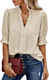 ANGASHION Short Sleeve Tops