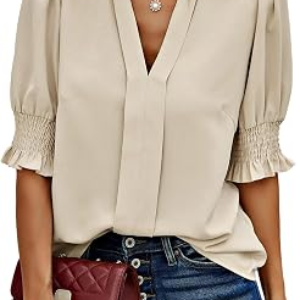 ANGASHION Short Sleeve Tops