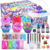 Elover Clear Slime Making Kits with Premade Slime for Kids DIY with 35 Sets Add-ins Jumbo Kit for 6-12 Years Old Girls Boys Present Party Favors, Large
