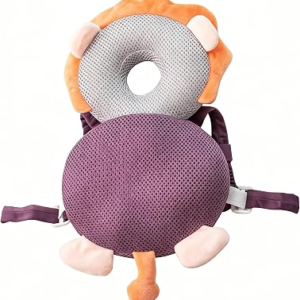 Baby Head Protector Cushion Backpack for Walking Crawling(Mesh Little Devil) | Baby Head and Back Protection, Adjustable Straps, Soft Material,Cute Colorful Design, Baby Essentials
