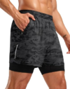 PUDOLLA Mens 7″” Running Shorts