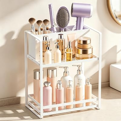 SANDREAM 2 Tier Bathroom Organizer Countertop
